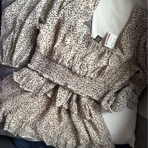 Jopna cheetah print set